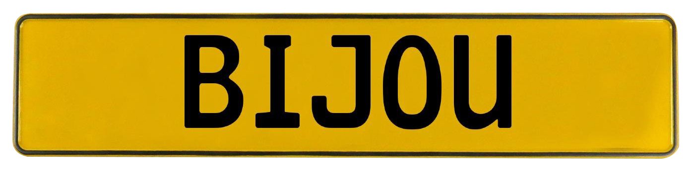 Vintage PartsVintage Parts 603966 Yellow Stamped Aluminum Street Sign Mancave Wall Art (Bijou)