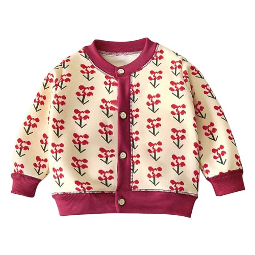 Kids Girls Cotton Open Front Cardigan Long Sleeve Toddler Button Sweater Cardigans Uniform Sweater Fall Winter Clothes