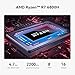 Beelink SER5 MAX Mini Pc,AMD Ryzen 7 6800H(up to 4.7 GHz,8C/16T),Mini Computer with 32GB LPDDR5/500GB M.2 PCle4.0 SSD,Support Triple Display/HDMI+DP+Type-C /2.5G LAN/WiFi 6/BT5.4/ Support Win 11 Pro
