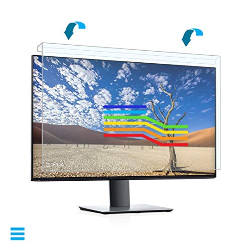 EPHY - Protector de pantalla antiluz azul para monitor de ordenador, protector de pantalla para ojos, fácil de poner y quitar