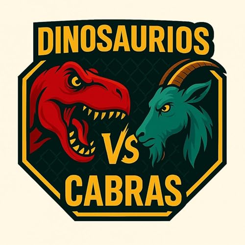 Dinosaurios VS Cabras Podcast Por Pablo G. de la Fuente arte de portada