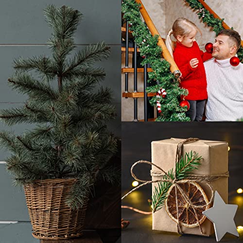 image for Sggvecsy 48 Pcs Christmas Garland Ties Artificial Pine Needles Faux Pi