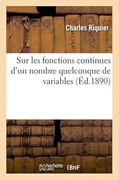 Paperback Sur Les Fonctions Continues d'Un Nombre Quelconque de Variables [French] Book