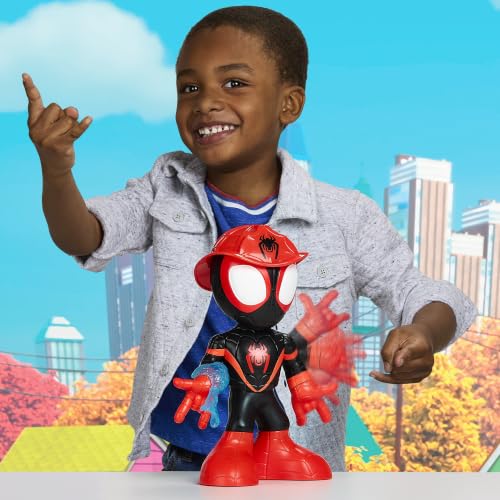 Marvel Spidey and his Amazing Friends Dance ‘N Rescue Miles 'Spin' Morales | 10-inch Electronic Toy with Sounds and Phrases (Amazon Exclusive) - image 6