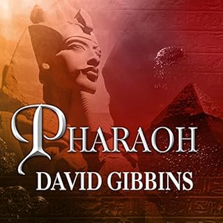 Pharaoh Audiolibro Por David Gibbins arte de portada