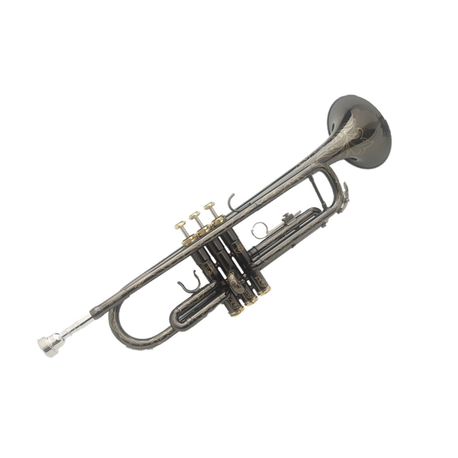 początkujących trąbka Mosiężny Instrument Trąbkowy B Płaski Czarny Nikiel Rzeźba Uczeń Początkujący Zespół Dla Dorosłych Trąbka