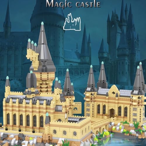 Image of SKY LINE OCEAN || Architecture Fantasy Castle Micro Building Blocks Set || 2929 Pcs || Miniature Model Kit for Adults & Teens [Ages 14+] || 6 Months Structural Warranty