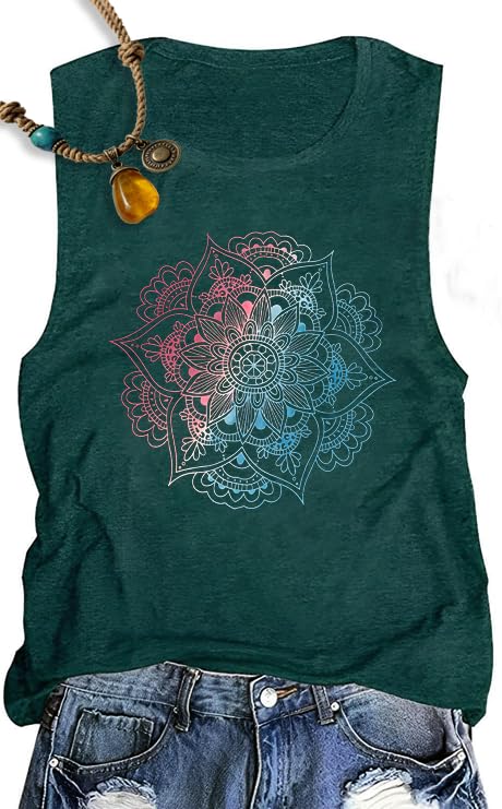 Vintage Boho Graphic Tees for Women Summer Round Neck Nature Cottagecore Tee Tops