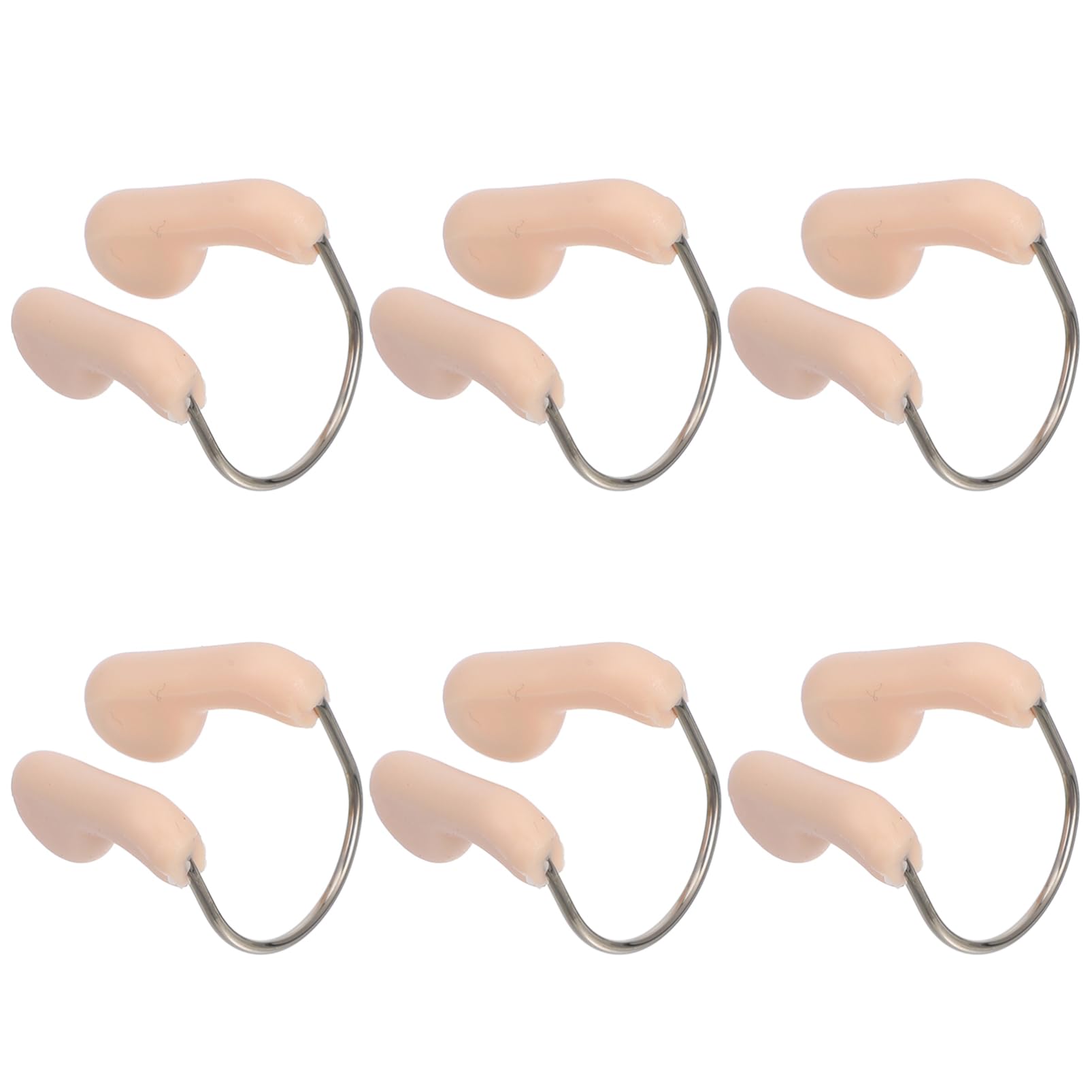 Hemobllo Nasello da Nuoto Adulti Sport Clip Nasale per Nuoto Clip per Il Naso di Nuoto Tappo per Il Naso da Nuoto Junior Tappi per Il Naso per per Il Nuoto Beige