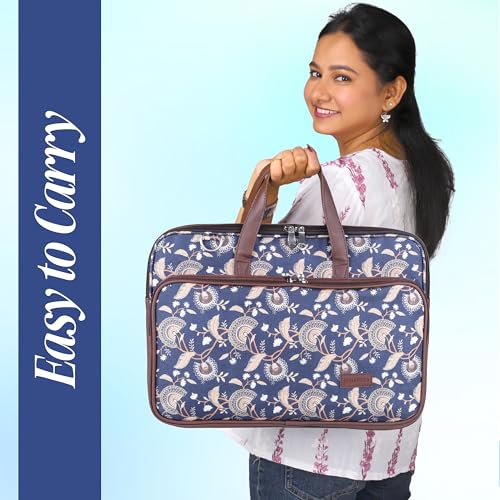 Image of Protecta Stride Floral Printed Laptop Messenger Bag for Men and Women for Office 16 inch Use Macbook Office Briefcase Bag Print Padded Sleeve Straps Durable Design Lightweight 18L Night Sky Print