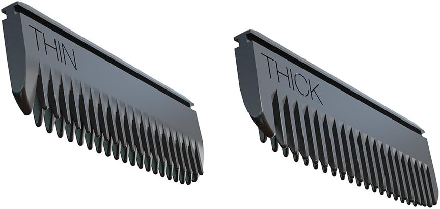 Dog DeShedding Brush | Patented Dog Brush with NO Sharp Blades | Compatible with All Hair and Fur Types (Large, Red)