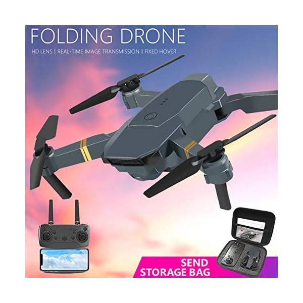 heresell E58 Faltbare Drohne Mit 4K Kamera, WiFi FPV Live Übertragung RC Quadcopter Drone, Höhe Halten / 3D-Flip… – Bild 8