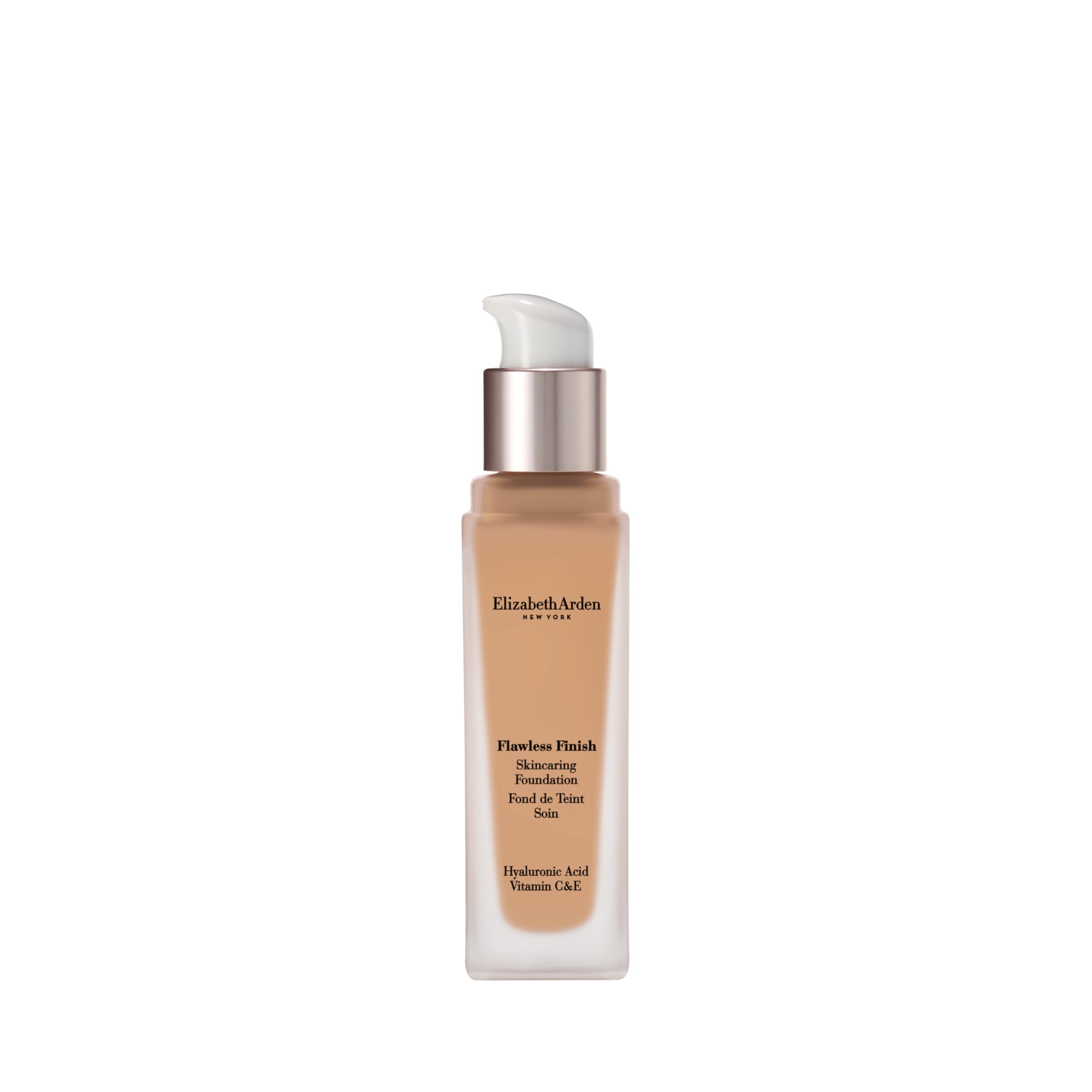 Elizabeth Arden - Fondotinta Flawless Finish con Acido Ialuronico, Vitamina C e E, Trucco Liquido a Lunga Durata Senza Profumo, 300N, per Pelle Media con Sottotoni Neutri, 30ml