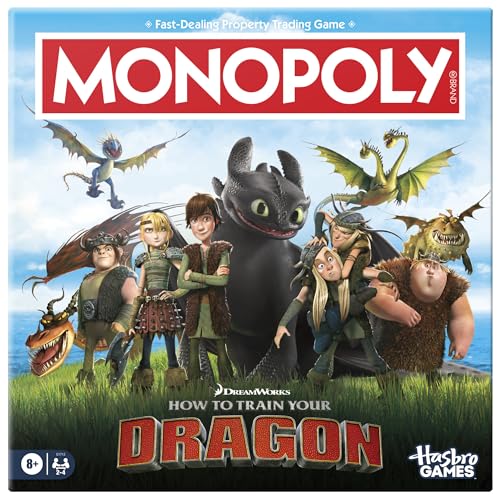 Monopoly DreamWorks How to Train Your Dragon Edition miniatura 1