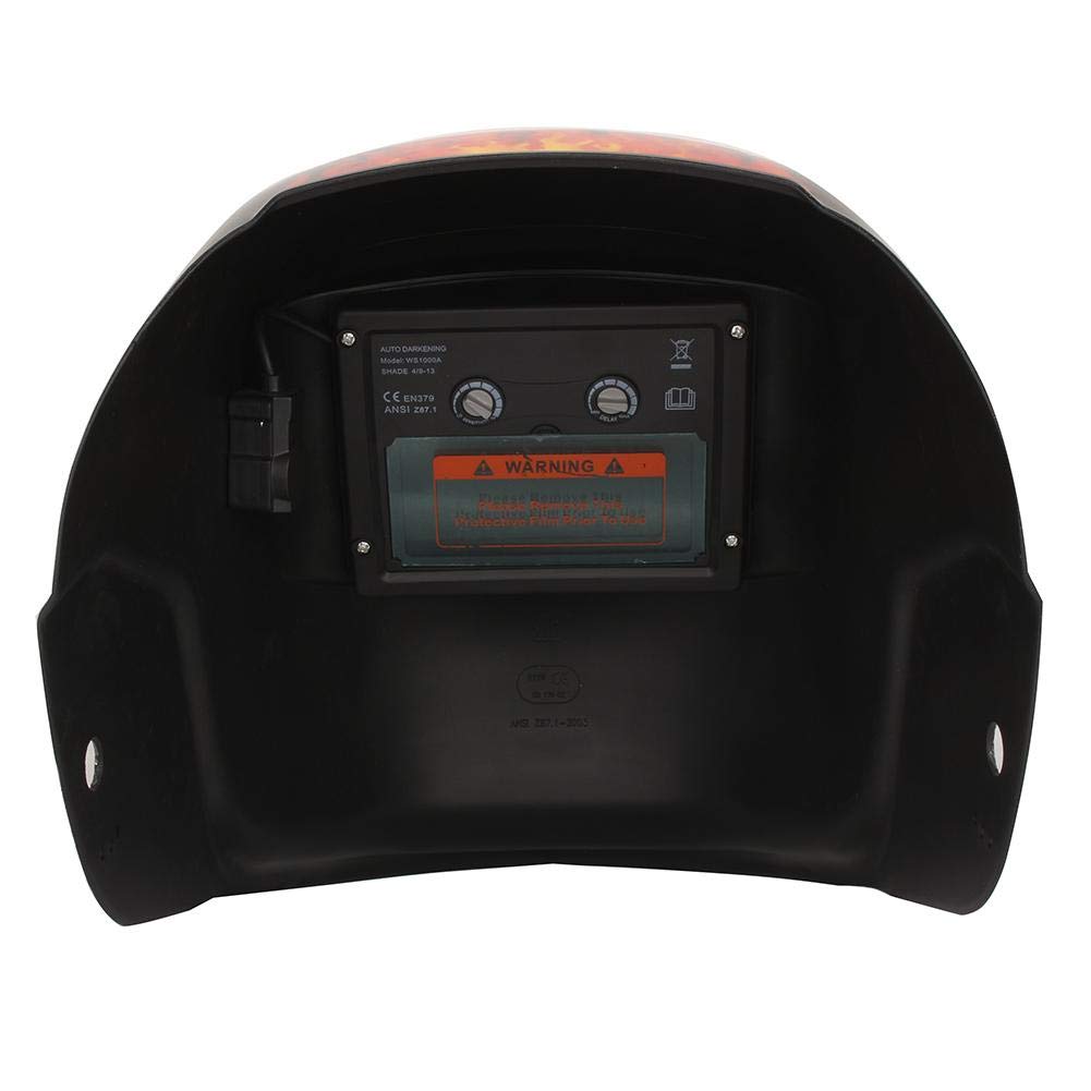 Masque de Soudage Solaire à Obscurcissement Automatique, Grand Champ de Vision, pour Applications MIG/MAG/TIG