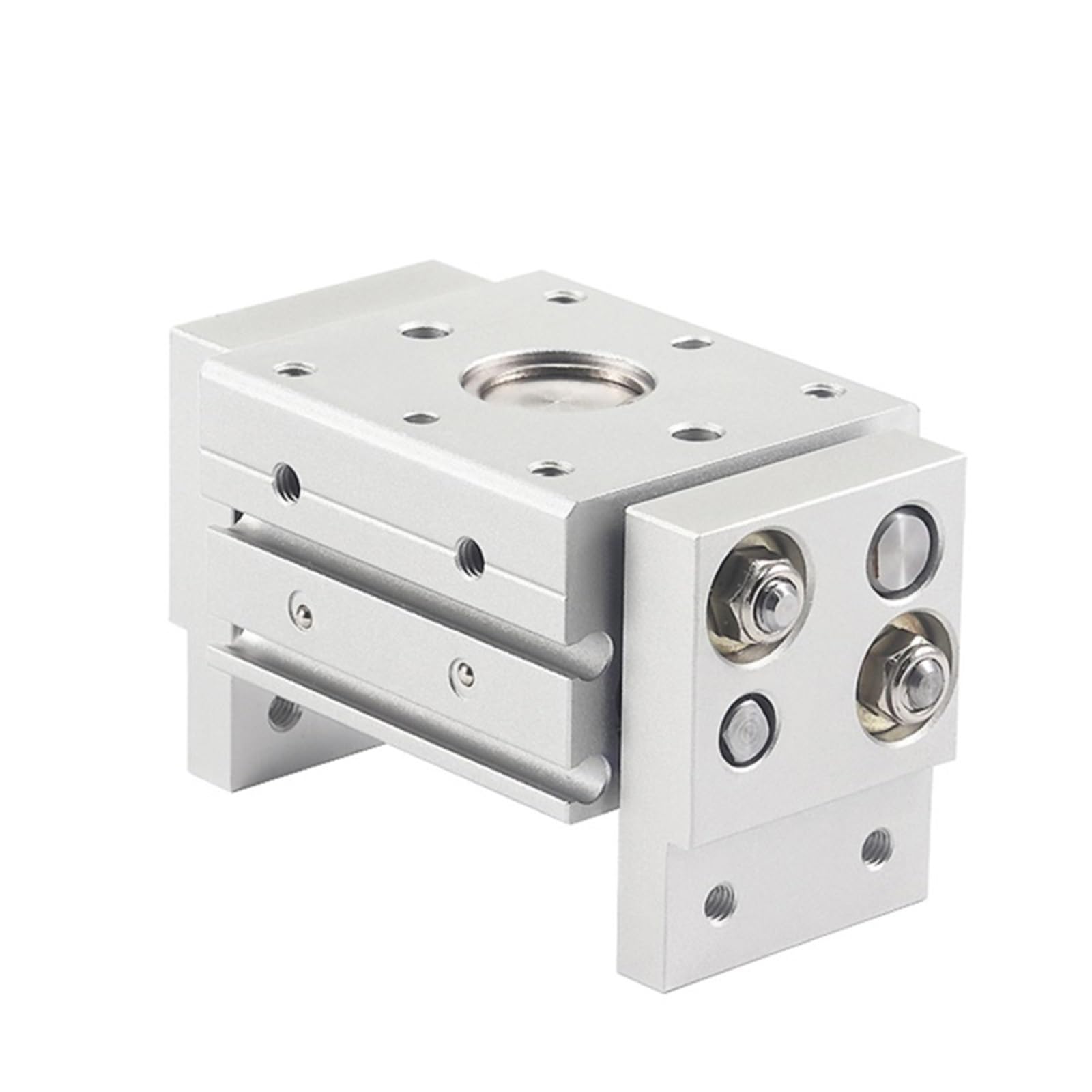 MHL2 Pneumatic Cylinder Double Acting Air Finger Cylinders T Type Parallel Gripper 1Pcs(MHL2-32D)