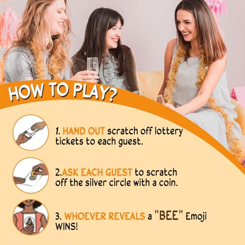 QZCYU 96pcs Baby Shower Game Winner Gifts for Winners - Baby Shower Scratch Off Game - Activity and Idea, Favors for Guests - Silly Activity for Ice Breakers, Door Prizes, Fun and Easy to Play - Image 4