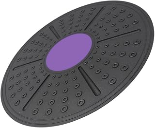 INOOMP Rotation Balance Training Device with Slip Spherical Base Durable Fitness Board for Physical Therapy and Injury and Stability Exercises Purple Equilibrium Pedal