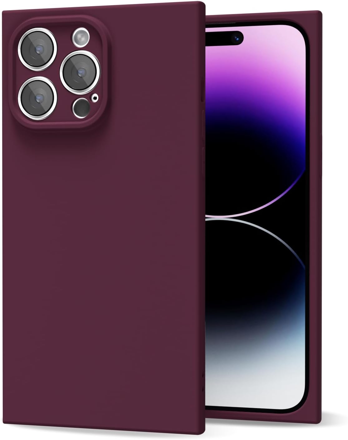 oakxco for iPhone 14 Pro Max Phone Case Silicone Square