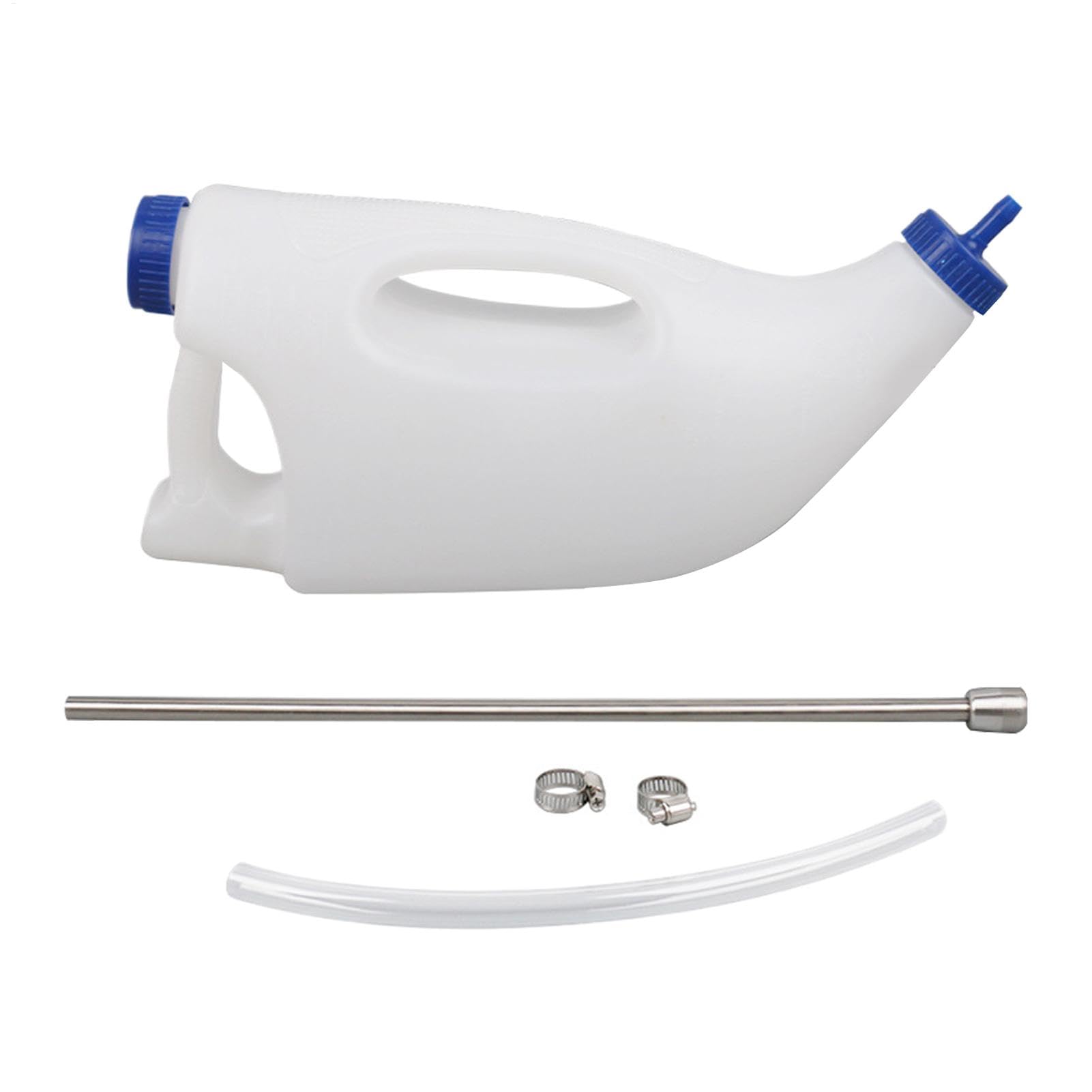 Biberon pour Veau, Mouton, Agneau | 4 L - Mangeoire pour Veau et Vache - Tube d'alimentation pour Animaux de la Ferme - pour Nourriture, Allaitement, chèvres, agneaux, Chiots