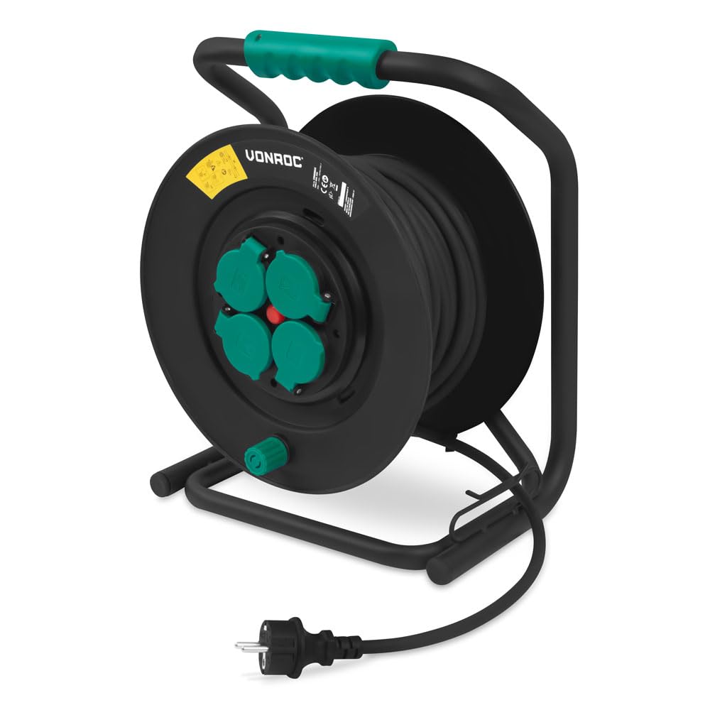 VONROC PRO Kabeltrommel 25 m IP44