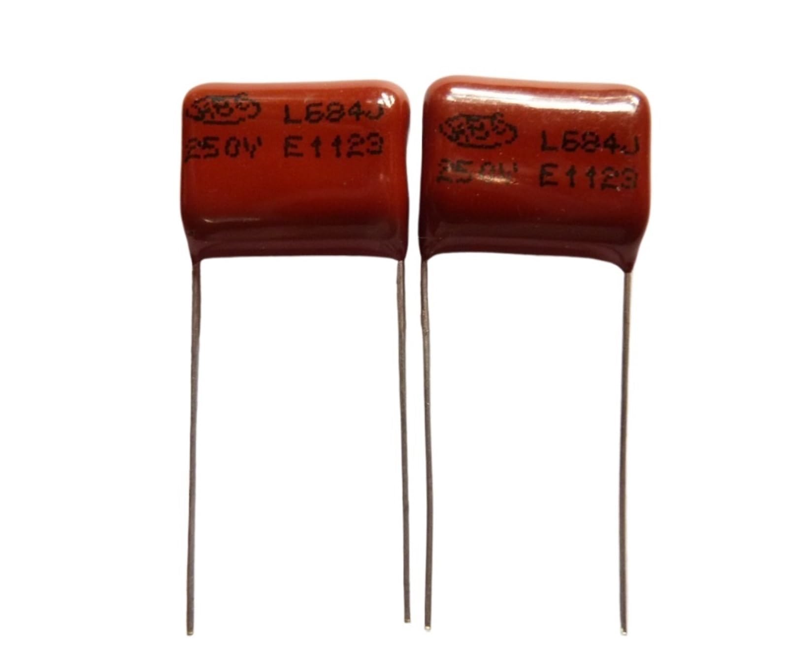 ICXLPMC 20pcs CBB 684 250V 684J CL21 0.68uF 680nF P15 Metallized Polypropylene Film Capacitor