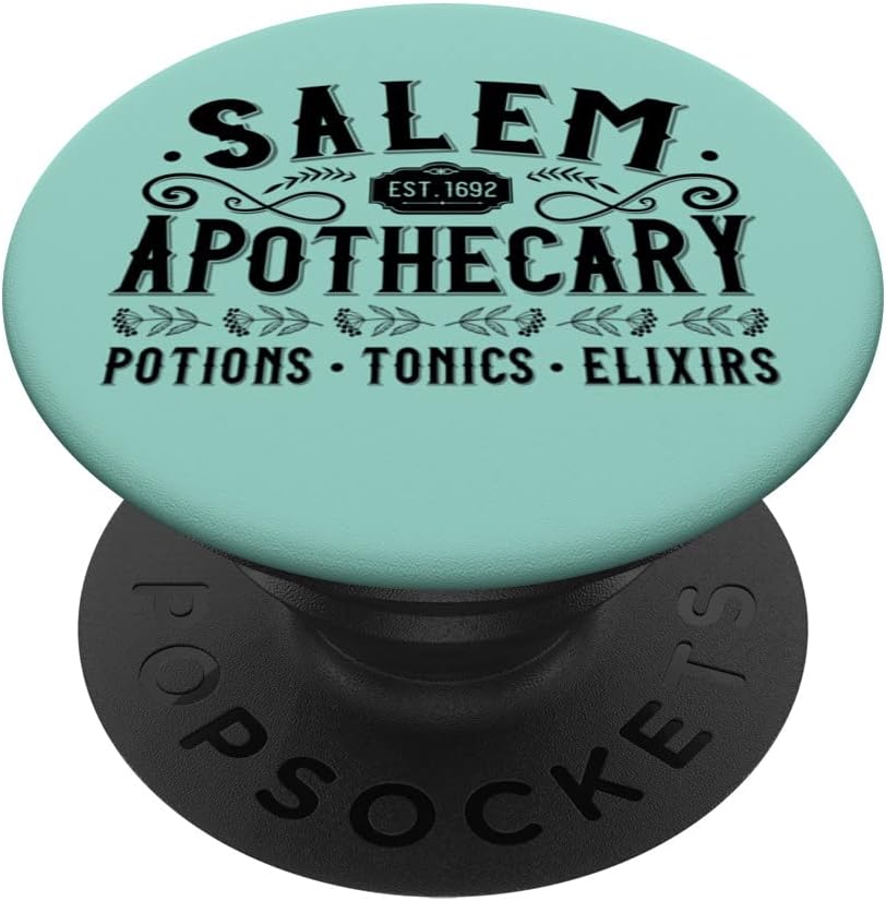 Basic Witch Salem Apothecary Herbalist Elixir Tonic Potion PopSockets Swappable PopGrip