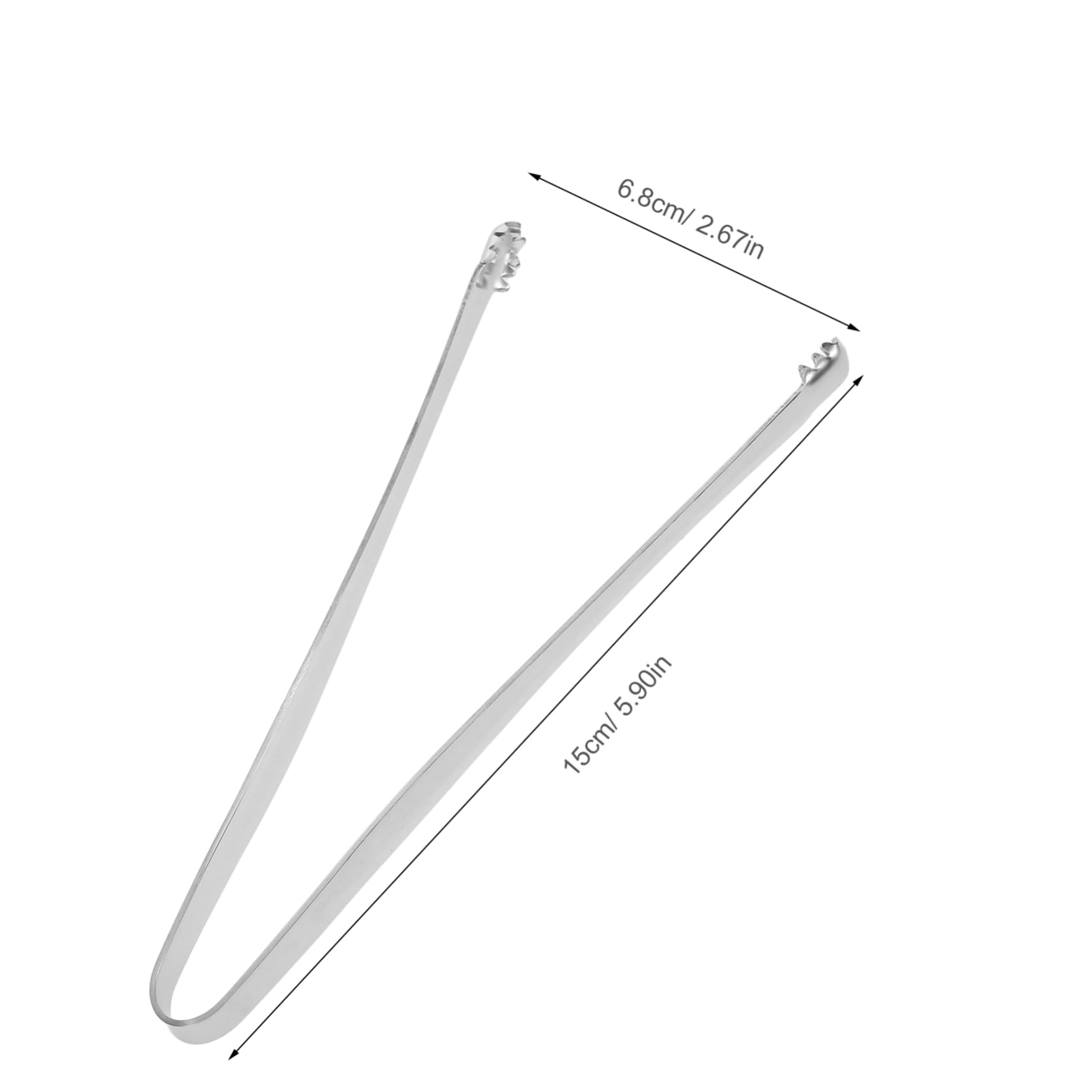 PRETYZOOM Multi Functional Stainless Steel Tongs with Non Slip Grip Long Handle Sugar Cube Tongs and Eggshell Removing Tool for Ice Coffee and Tea Kitchen Accessory