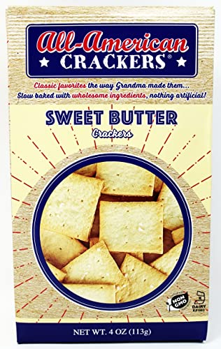 Partners, All Amer Crackers Sweet Butter, 4 Ounce