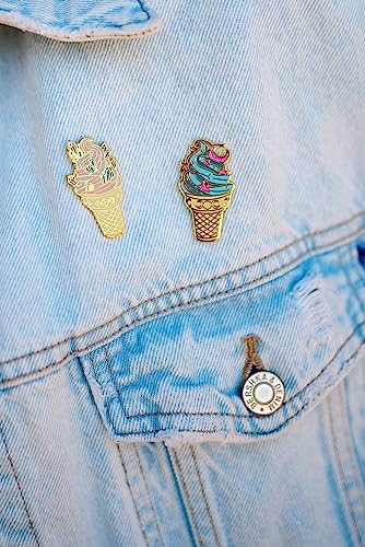 Image of Axex Cute Enamel Pins for Backpacks, Bags, Jackets & Clothes - Funny & Cool Decorative Lapel Pins