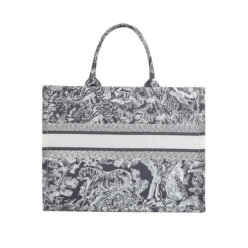 MOMEITU Cotton Linen Tote