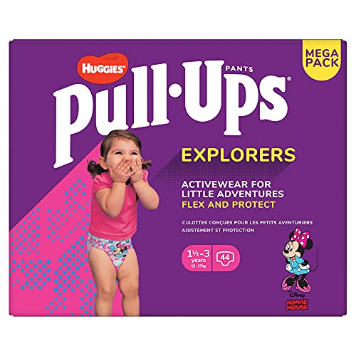 Huggies Pants Pull-Ups Pañales Niña, Talla 5 (12-17 Kg), 2 paquetes x 22 uds (44 pañales braguita)