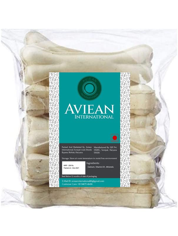 Aviean International Dog Rawhide Bones (Dog Chews) (Size 5") (B09SHMM6M3) Amazon Price History, Amazon Price Tracker