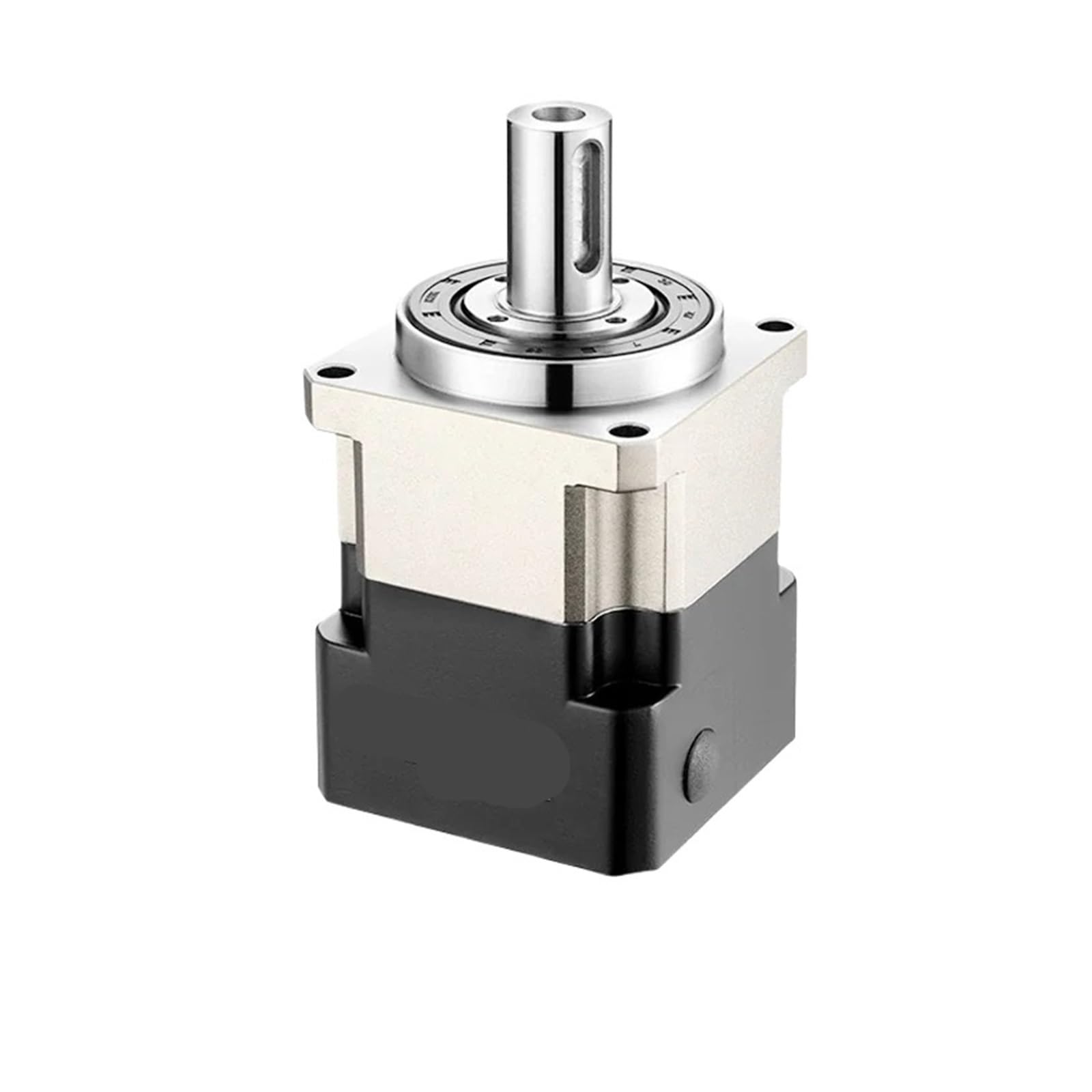 Planetary Reducer Nema23 Motor Planetary Gearbox Helical Gear Reducer Step-Down Gearbox 200W/400W/600W 60 Flange Servo Motor Speed Reducer(Ratio 25 to 1,8 Input for Step)