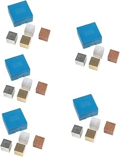 TOYANDONA 5 Conjuntos De Equipamentos De Densidade De Material Brinquedos Para Crianças Brinquedos Infantis Playset Cubo De Alumínio Quadrado Blocos De Cubo Físico Potássio Metal Densidade