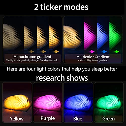 Lampada da libro Colori chiari multipli Lampada a