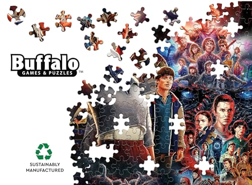 Image of Buffalo Games - 2000 Piece Puzzle - Stranger Things Season Collage