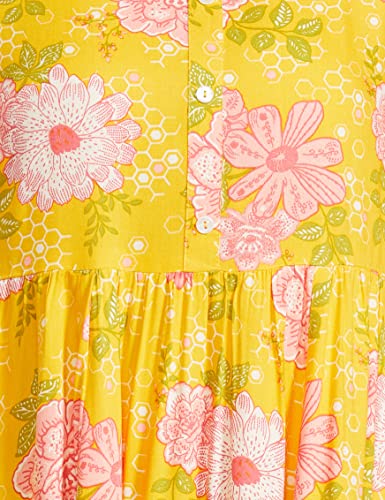 Image of Max Women Floral Print Three-Quarter Sleeves Dress