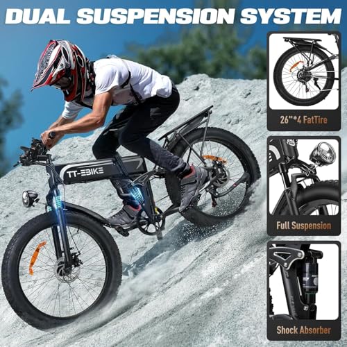 3000W Single Motor Electric Bike for Adults 41MPH 52V 23A - Image 4