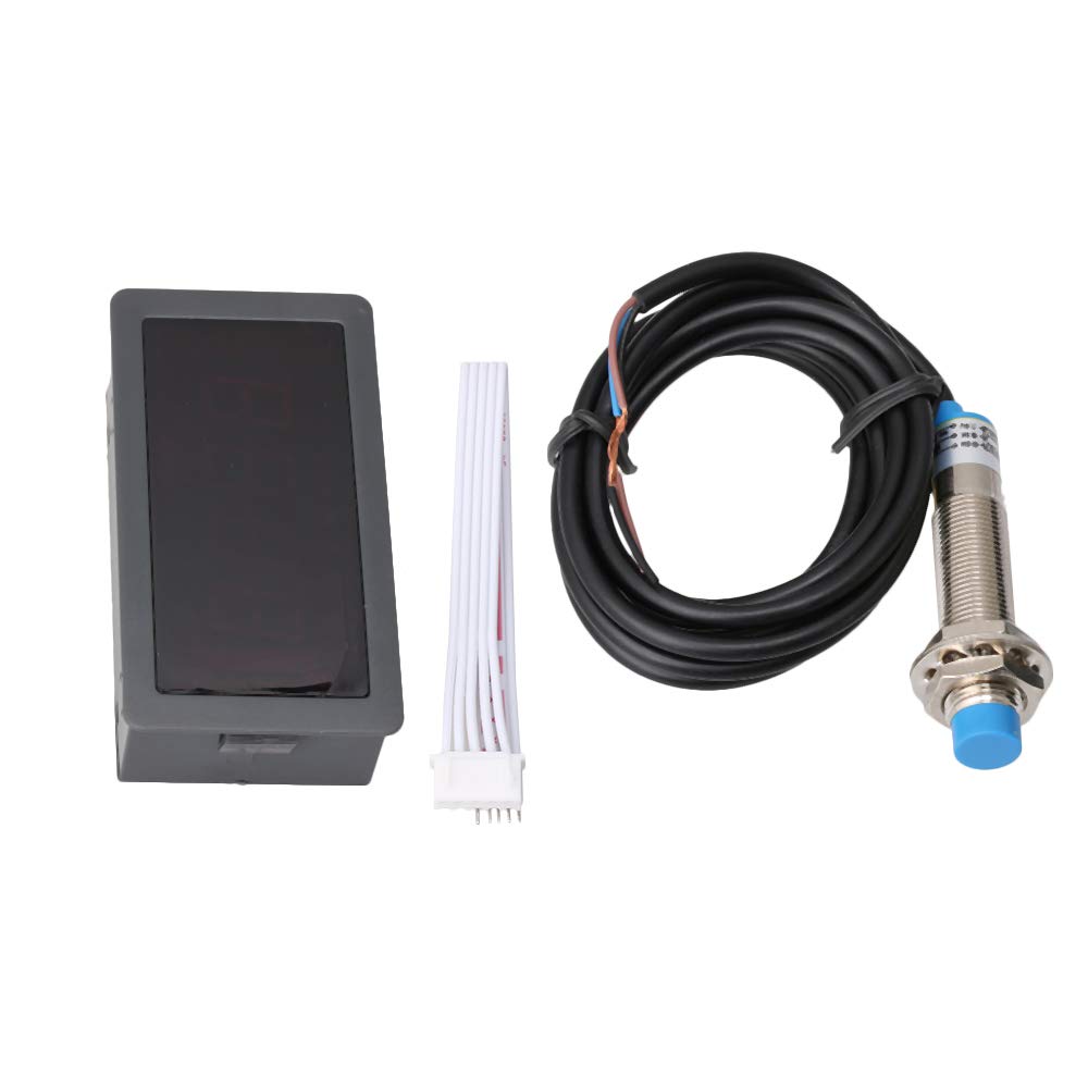 Buy Mxfans 4 Digital LED Display Tachometer Hall Sensor NPN/PNP