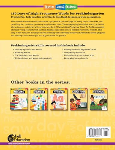 180 Days: Early Childhood, Phonological Awareness and Word Recognition for Pre-Kindergarten Practice Workbook for Classroom and Home, Cool and Fun Practice Created by Teachers (180 Days of Practice) - Image 2