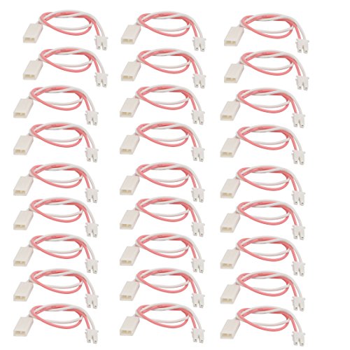 Aexit 50pcs 2P accesorios audio y video cable conector miniatura 1