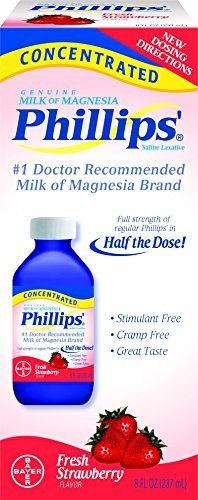 Phillips Concentrated Milk of Magnesia Fresh Strawberry, 8fl.oz by Phillips'