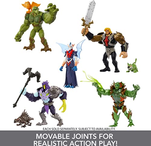 Masters of the Universe He-Man Action Figures with Accessories, MOTU Toy Gifts and Collectibles, HLF52, Multicolor, 5.5 inches - Image 2