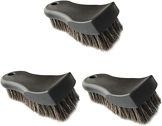 ibasenice 3 Peças Escova Para Estofamento De Carro Escova De Pó De Carro Escova De Couro Veículo Escova Automotiva Escova De Couro De Veículo Escova Interior Do Carro Escova De Teto De