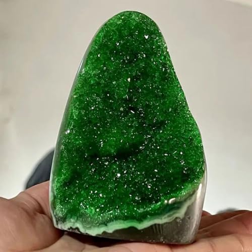 Large crystal clusters stone authentique de 500g aux éclats violets profonds