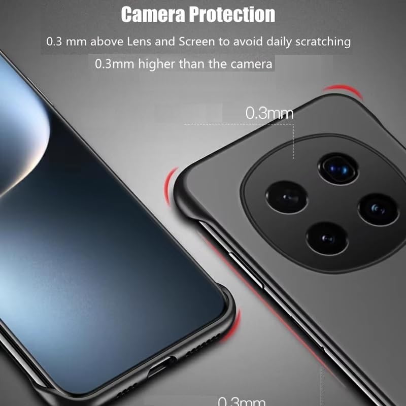 Image of REALCASE Model Back Cover Case | Stylish Frameless Matte Hard Back Skin | Soft TPU Shock Proof Bumper Back Cover Case for Model 5G (Blue, Honor X9C 5G)