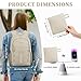 ZOMFELT Hiking Backpack for Women Men, 15L Lightweight Packable Backpack for Trip, Water Resistant Small Travel Backpacks, Foldable daypack for Hiking, Walking, Cycling, Camping, Beige