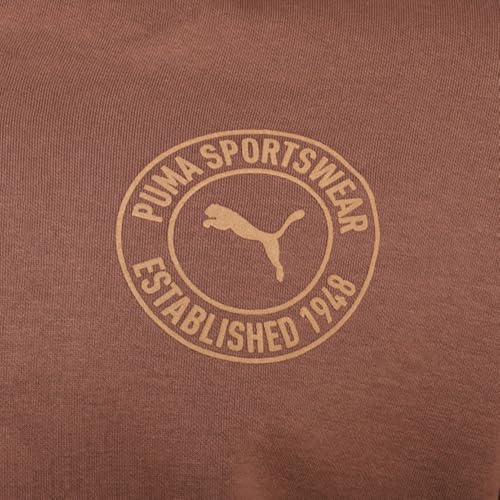 PUMA Mens Tonal Sportswear Graphic Hoodie Casual Outerwear Casual - Brown3