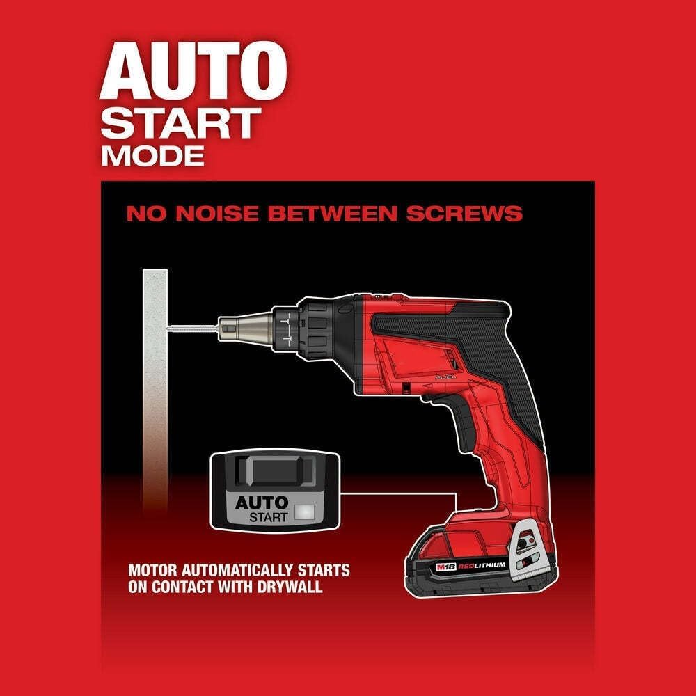 2866-20 Fits Milwaukee M18 FUEL 18V Drywall Screw Gun (Tool Only)